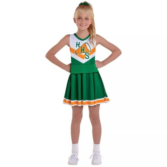 Stranger Things Hawkins High Cheer Halloween Costume Girls Large 12/14 2 Pc Set - Picture 1 of 9